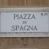 Piazza di Spagna - Sign Piazza di Spagna - Sign