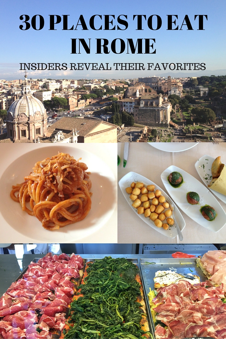 30 Places to Eat in Rome: Insiders reveal their favorites - BrowsingRome