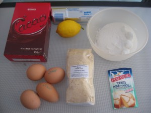 Ingredients for Italian recipe - Caprese