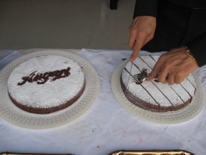 Italian dessert recipe - Caprese Step 11: Sprinkle powedered sugar