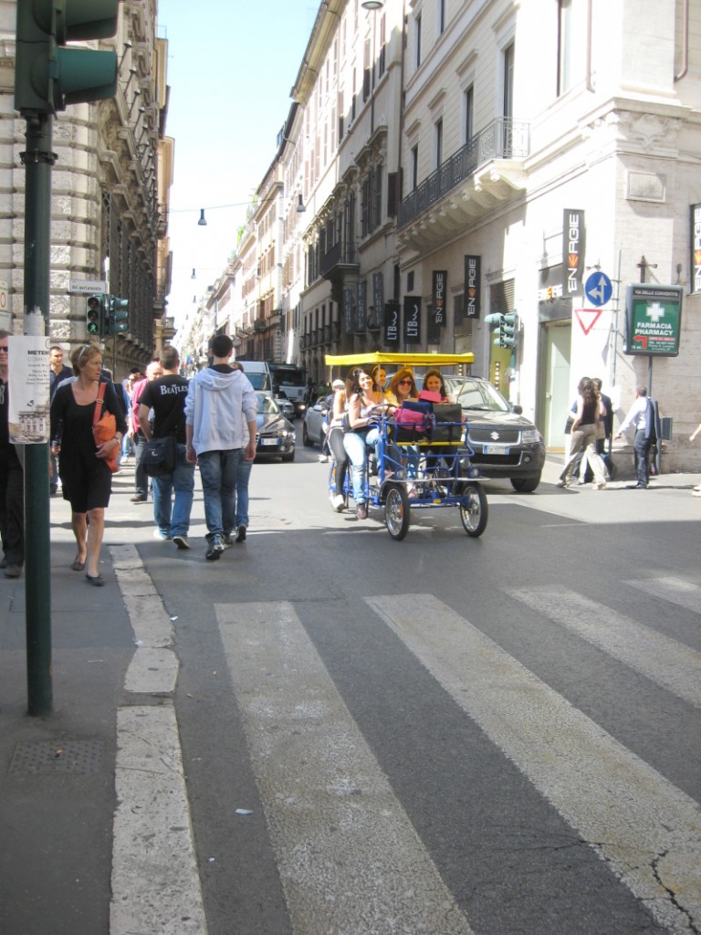 Pictures of Rome - Another rickshaw