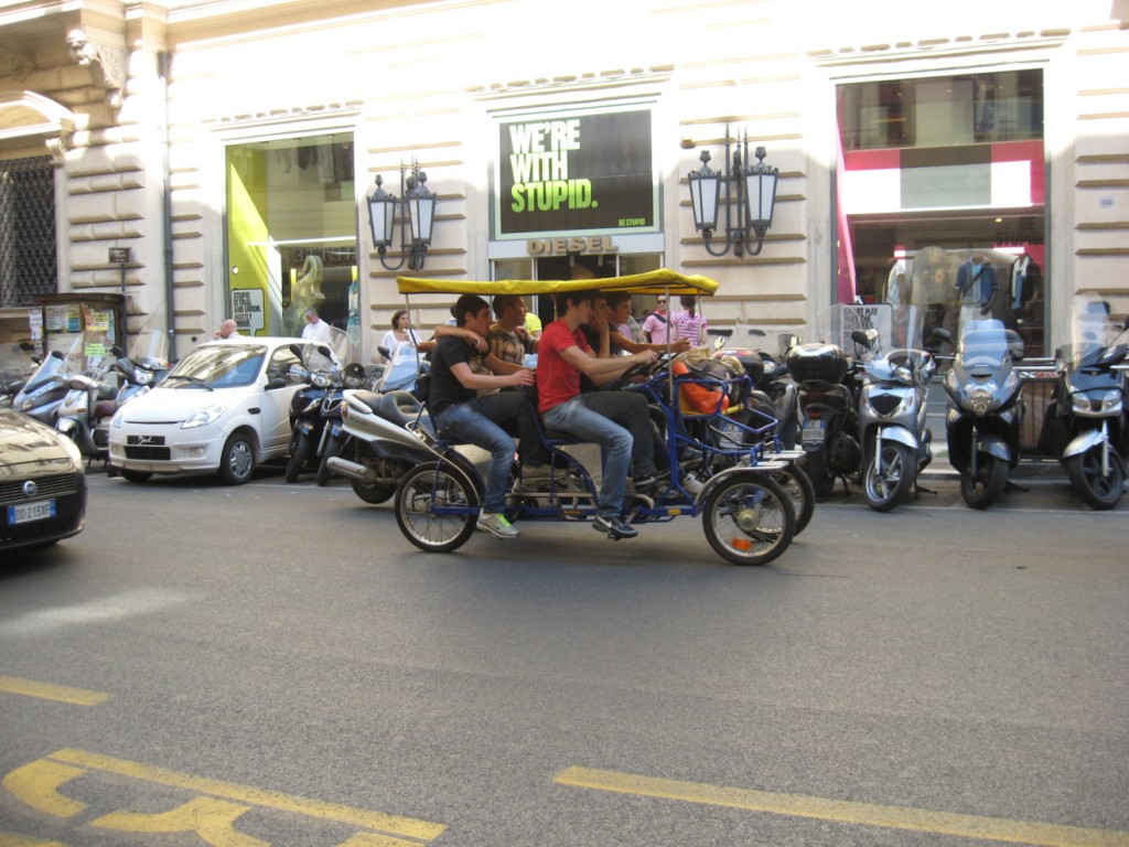 Pictures of Rome - Rickshaws