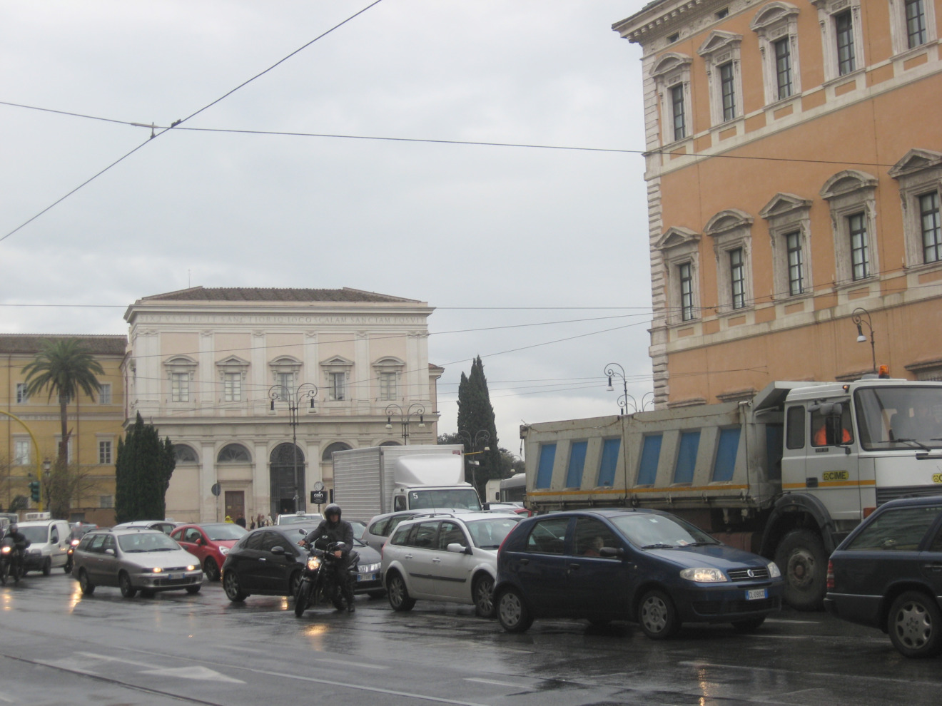 When it rains in Rome…