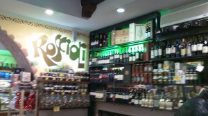 Variety of Wines at Rosciolo, Piazza Vittorio Rome Italy