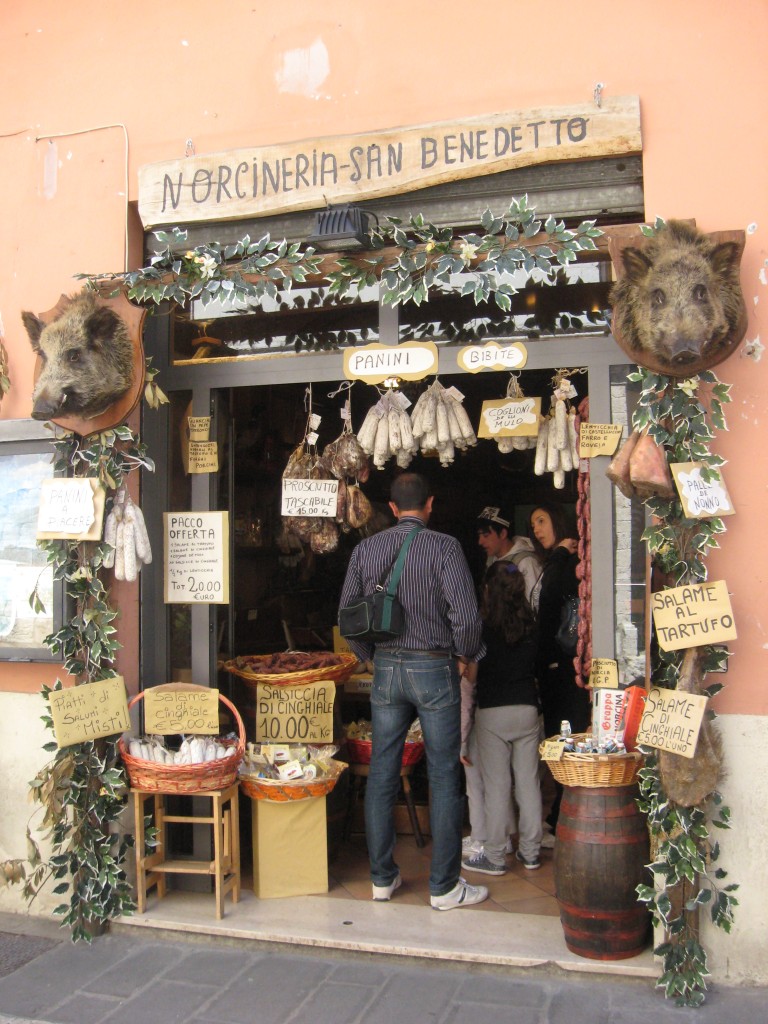 Umbria Foods from a Norceria in Norcia