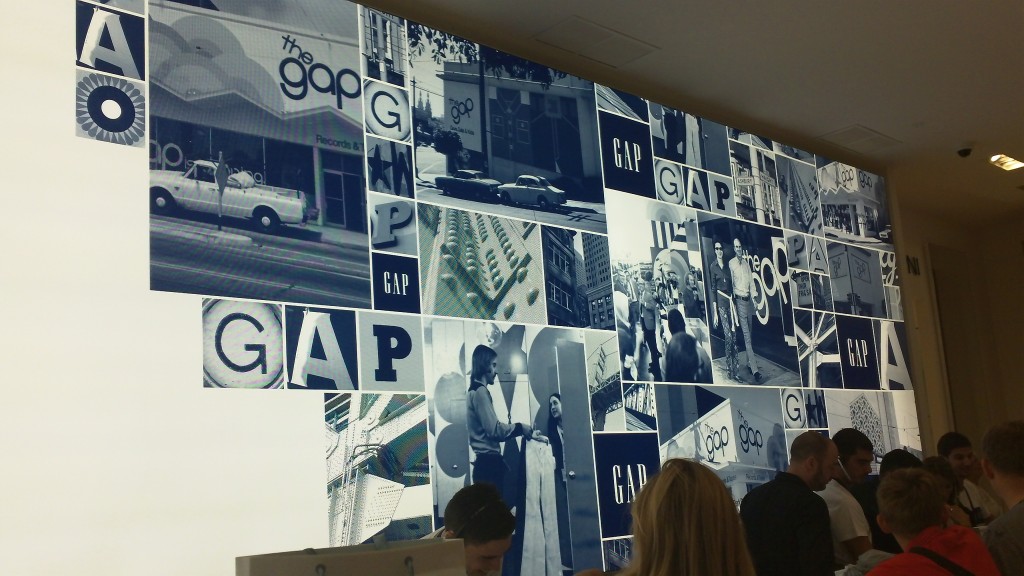 The Cashier Area of the Gap Flagship Store in Rome, Italy