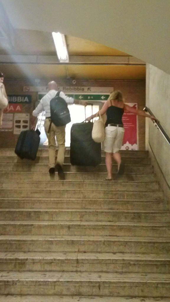 Rome Public Transport - Termini Station Has Plenty of Stairs