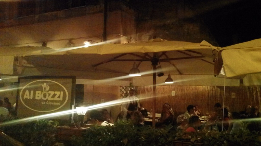 Restaurant in Rome - Ai Bozzi - Outdoors at Night