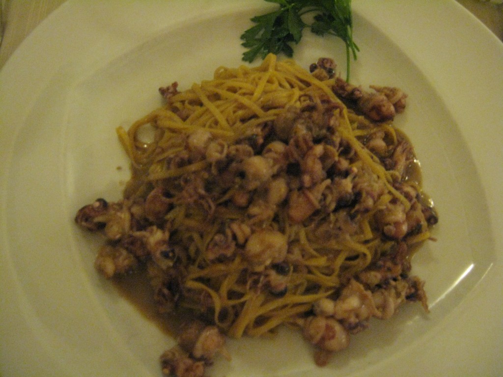 Restaurant in Rome - Taglioni con Moscardini