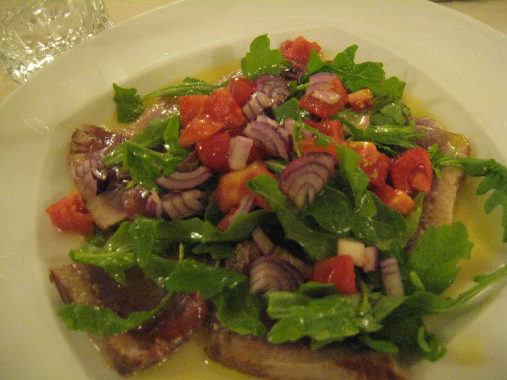 Restaurant in Rome - L'Antico Porto - Seared Tuna