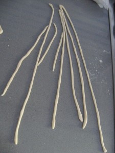 Fresh Pasta Recipe-Pici dough strips