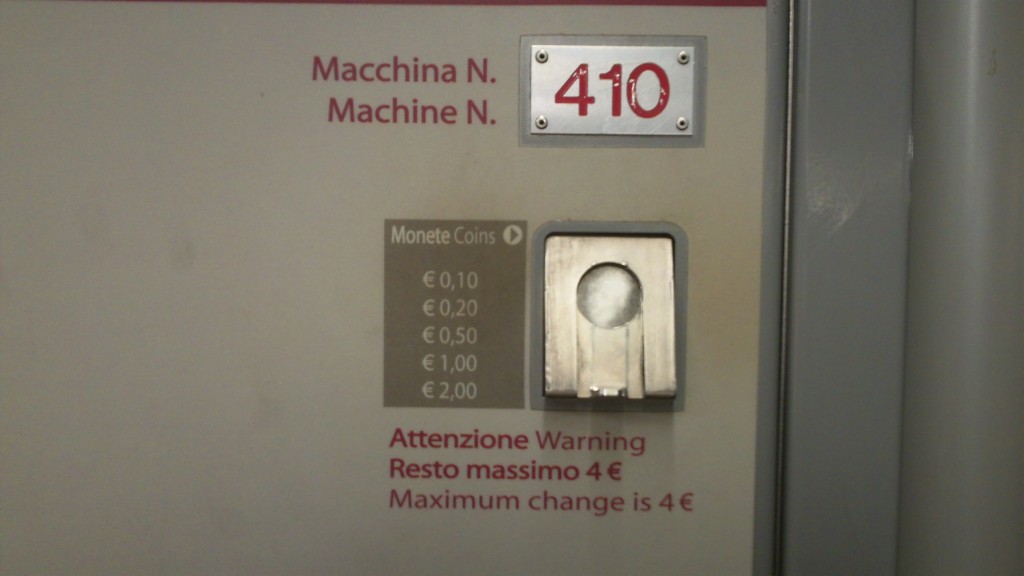 Public Transport in Rome - Purchase Tickets from Machines - Change