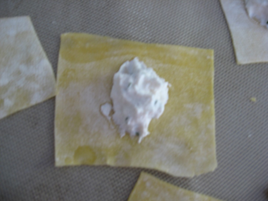 Homemade Pasta: Add the filling