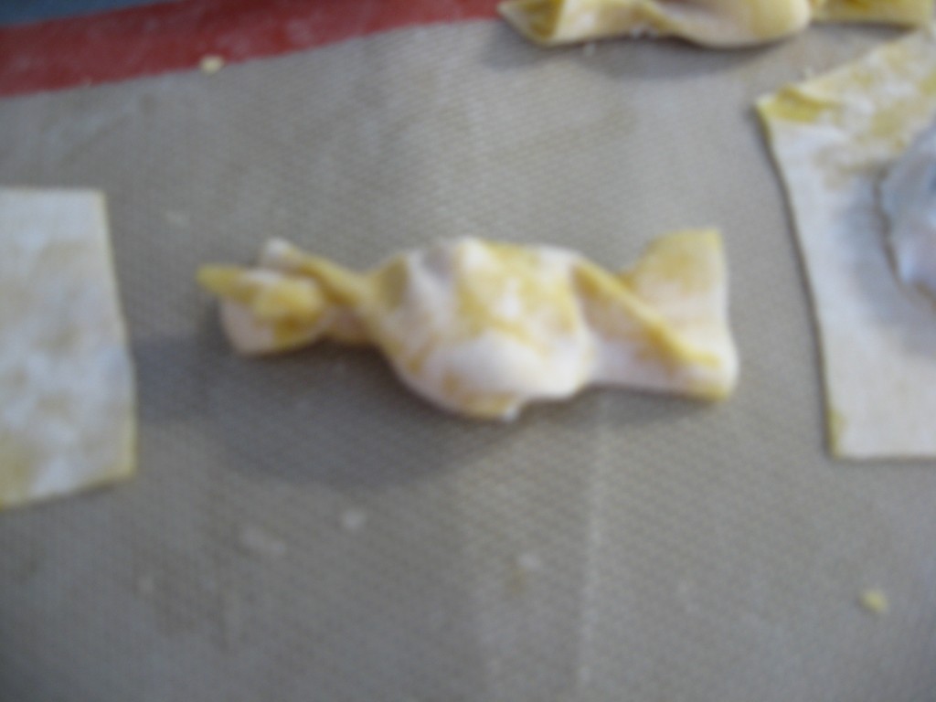 Homemade Pasta: Twist the ends