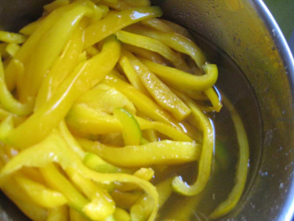 Yellow Peppers Jam Recipe: More liquid