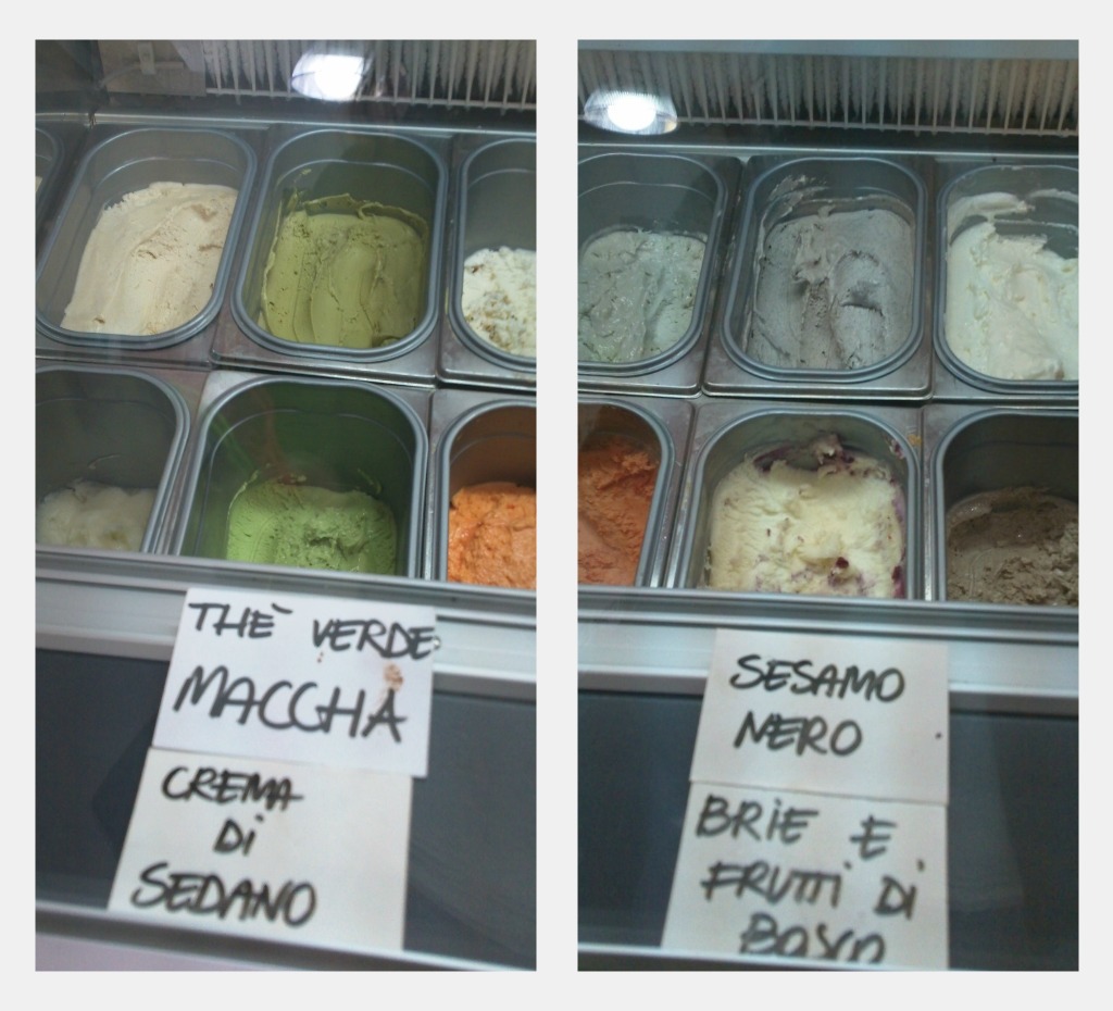 Il Gelato - Green Tea and Sesame flavors