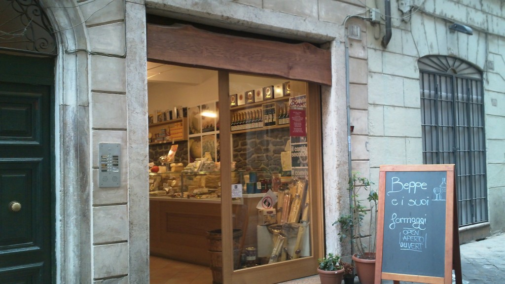 Alternative to a restaurant in Rome: Beppe e I Suoi Formaggi