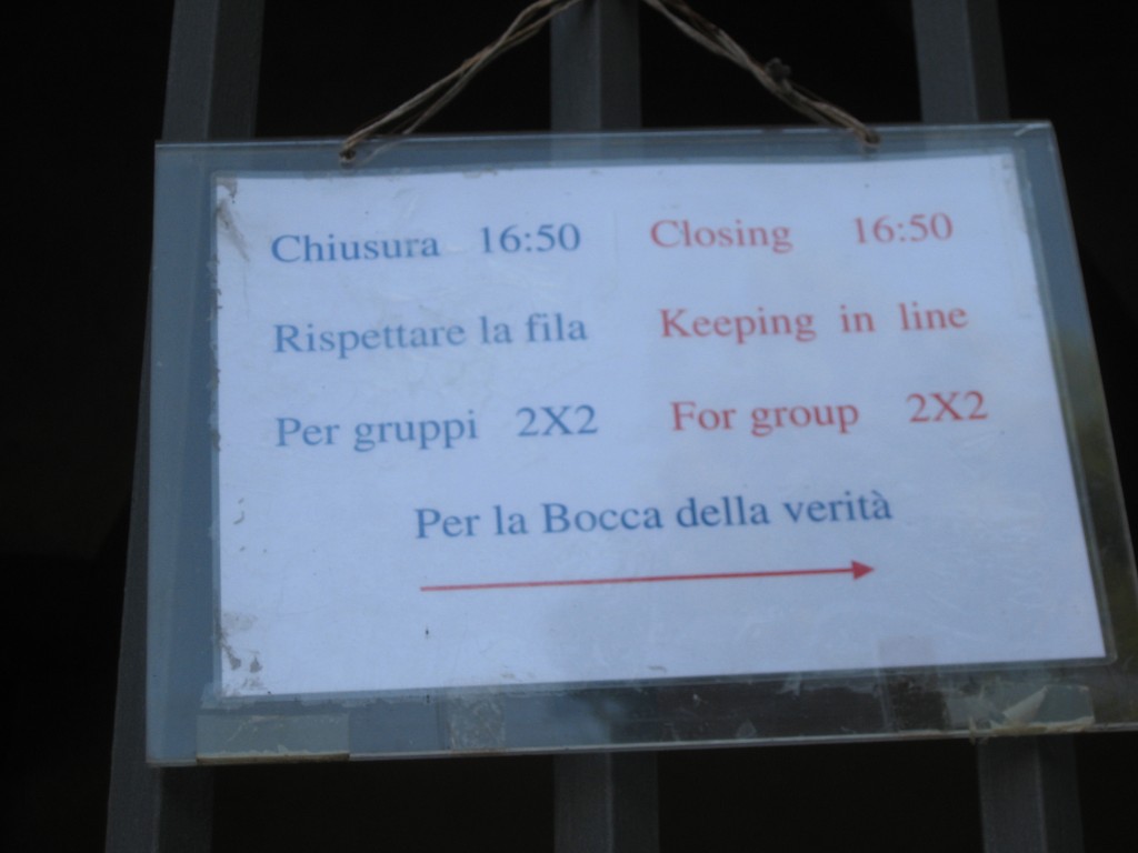 Bocca della Verita: Opening Hours