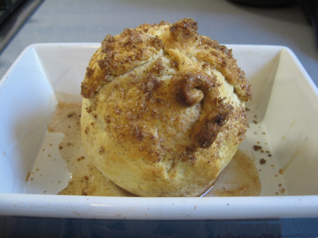 apple dumpling recipe: baked!