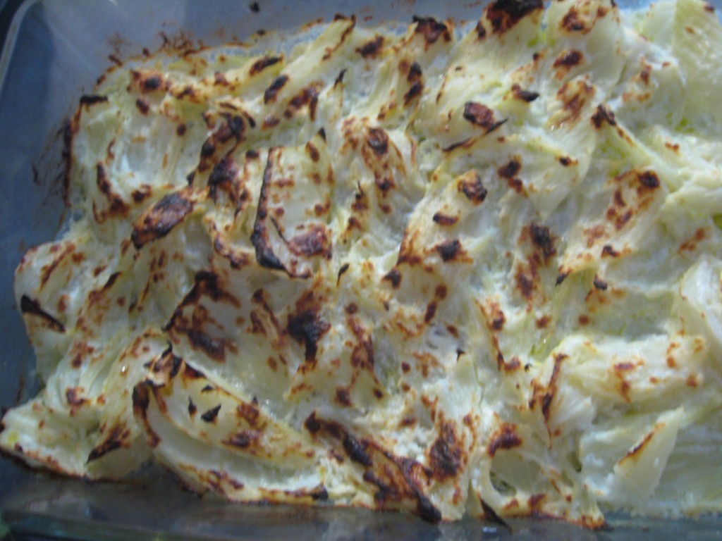 Thanksgiving in Rome: Crispy Cream-Braised Fennel