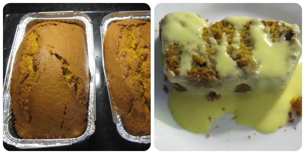 Thanksgiving in Rome: Pumpkin Ricotta Pound Cake with Creme Anglaise