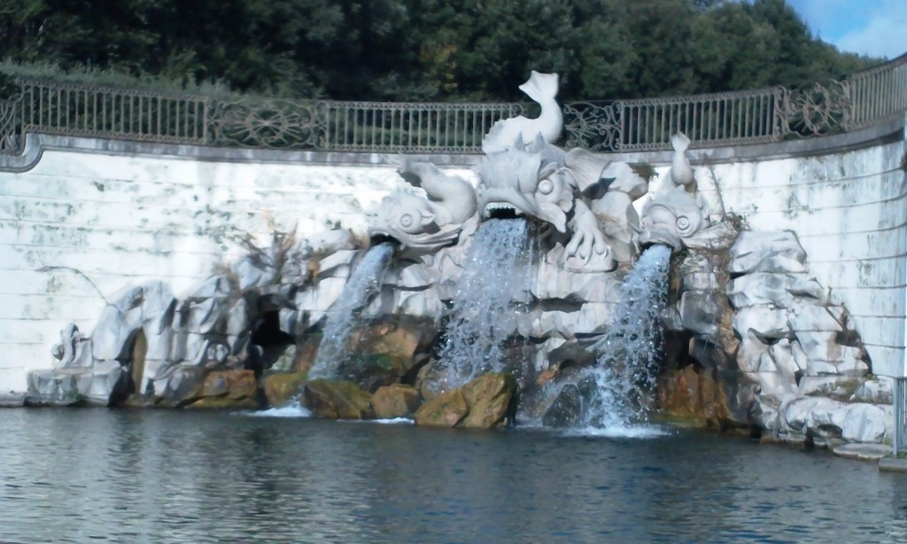Palace of Caserta: Fountain of the Dolphins - Up Close
