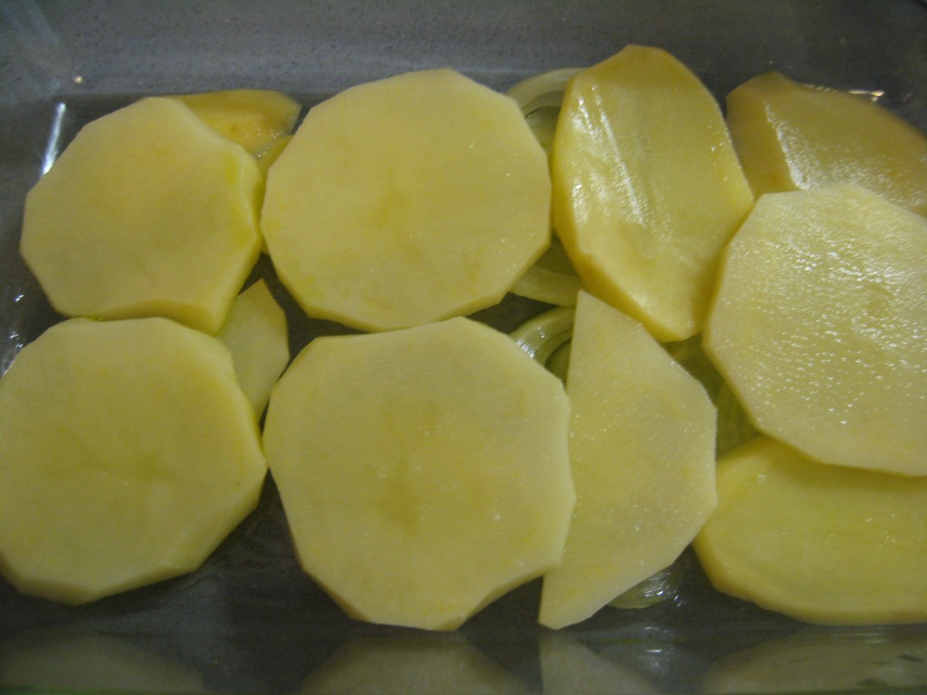 Seafood Recipe: Potato, Rice and Mussels - Step 2