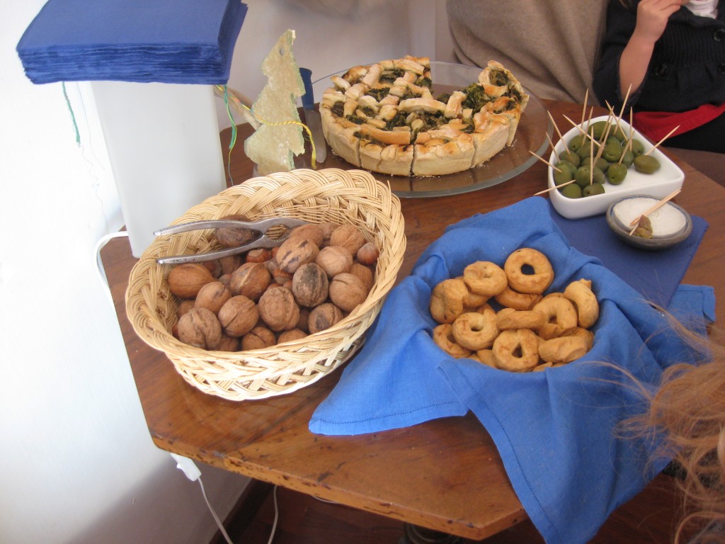 Family lunch in Naples: Appetizers