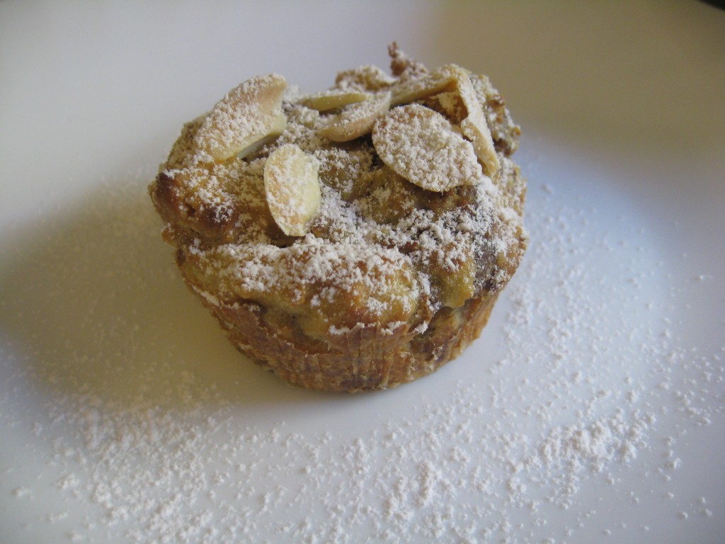 Leftover Panettone: Dusted with Powdered Sugar