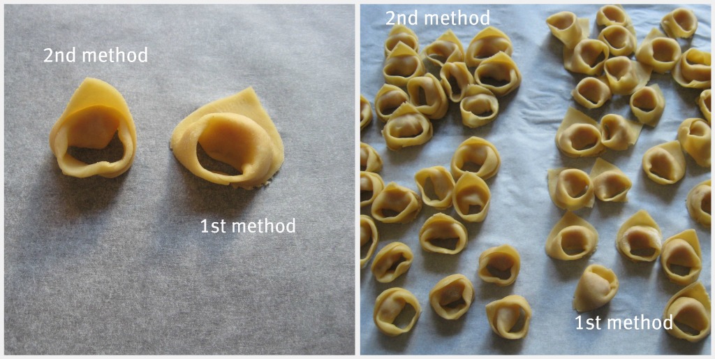 How to make tortellini: Shapes