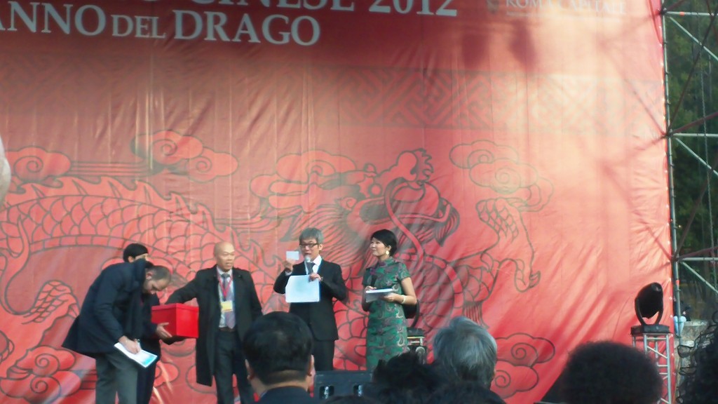 Chinese New Year in Rome, Italy 2012: Lucky Draw
