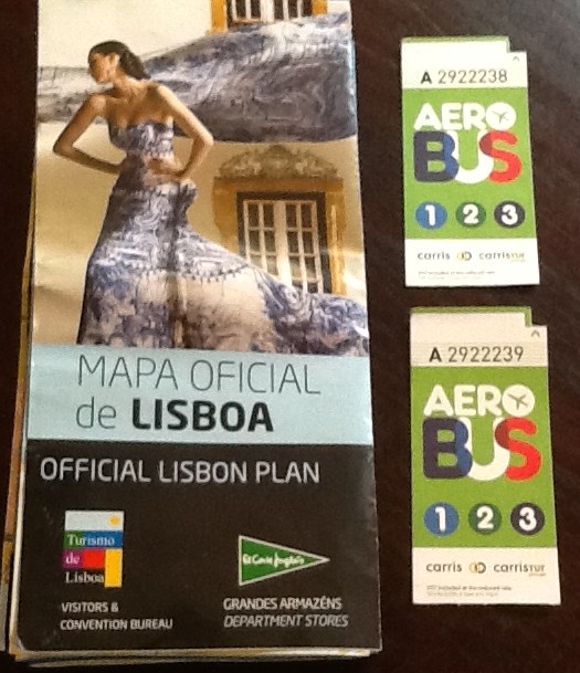 Things to do in Lisbon: Aerobus and Map of Lisbon