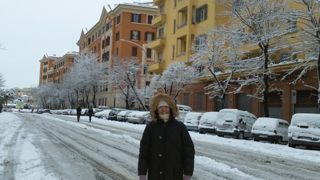 Snow in Rome 2012: All Covered