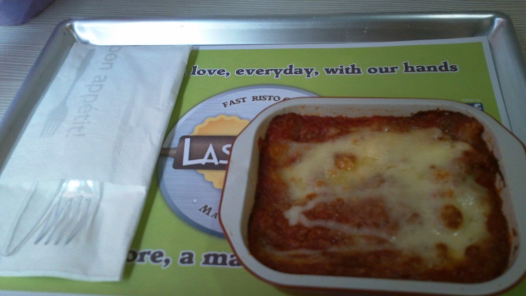 Quick Bites in Rome: Lasagnam - Portion size