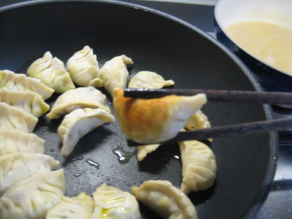 How to make Chinese dumplings: Pan Fry