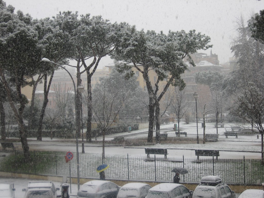 More Snow in Rome: Blanket of White