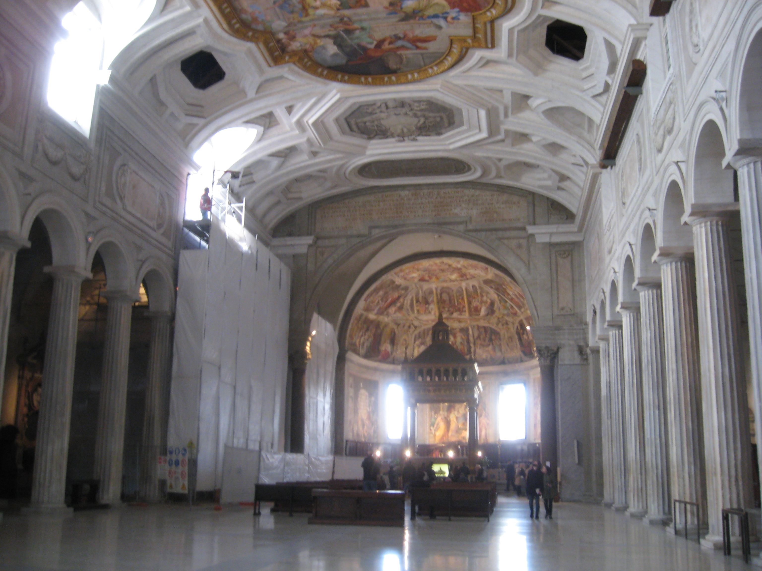 Attraction in Rome: St Peter in Chains - View from Entrance