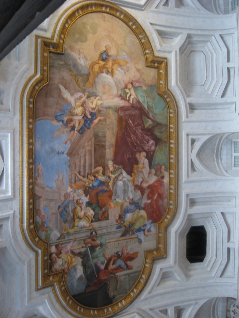 attraction in rome: St Peter in Chains - Ceiling