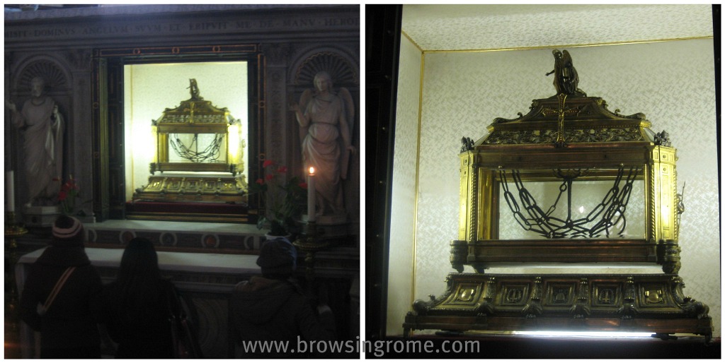 Attraction in Rome: St. Peter in Chains - Relics