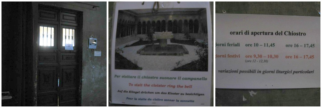 Attraction in Rome: Santi Quattro Coronati - Cloister Entrance