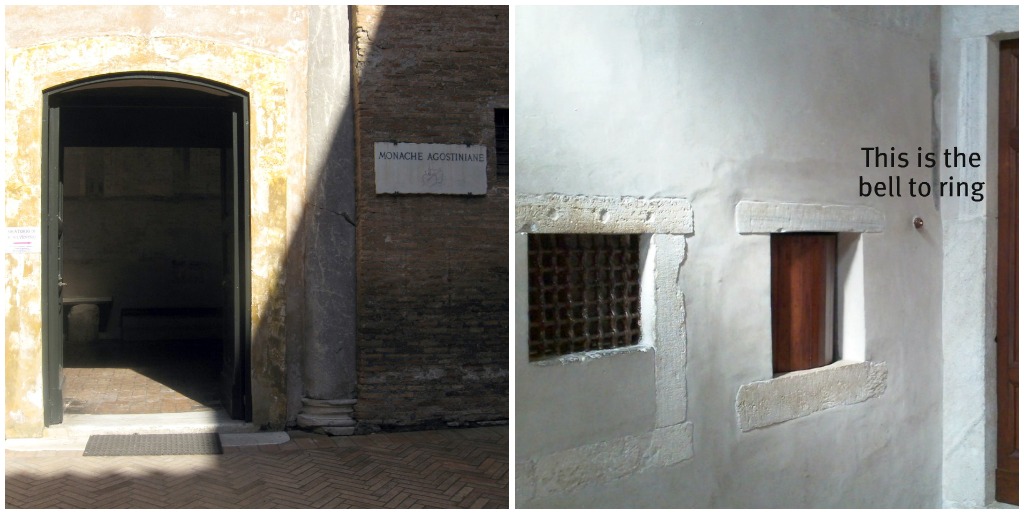 Attraction_in_Rome_Santi_Quattro_Coronati_Chapel_Entrance