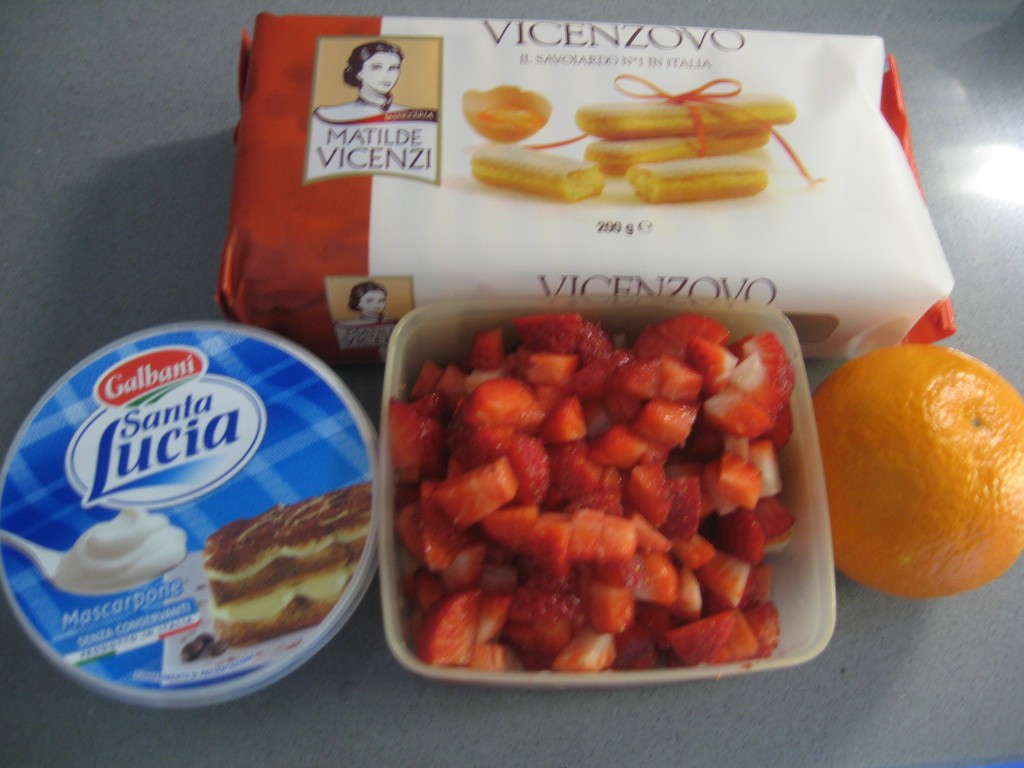 Strawberry Tiramisu Recipe: Ingredients