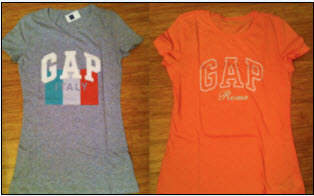 Shopping in Rome: Gap