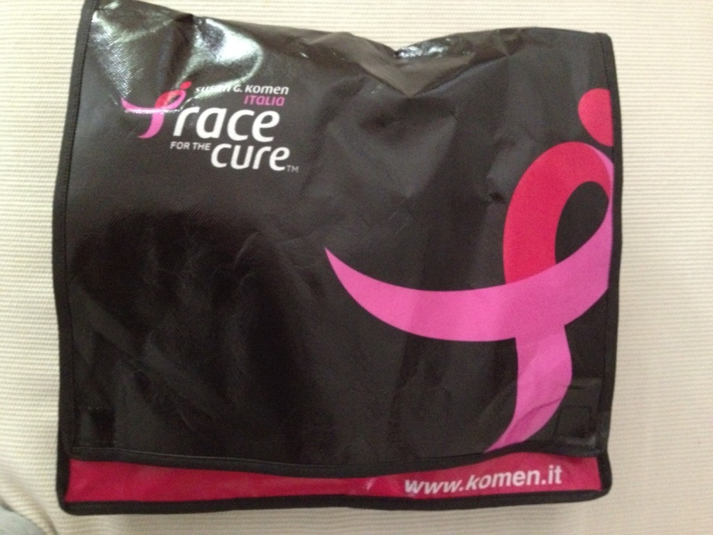 Race for the Cure in Rome 2012 - Bag