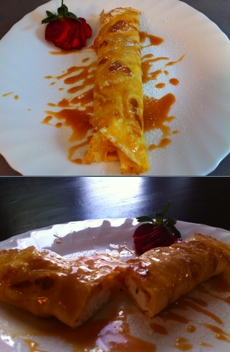 Homemade meals in Rome: Crepe