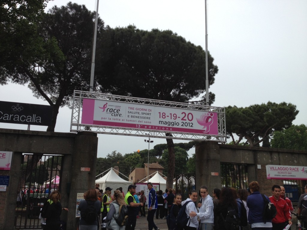Race for the Cure in Rome 2012 - Entrance