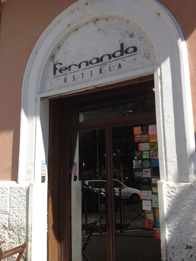 Lunches in Rome: Osteria Fernanda