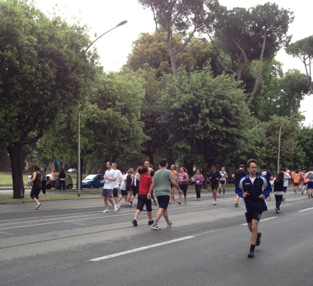 Race for the Cure in Rome 2012 - Serious warmups