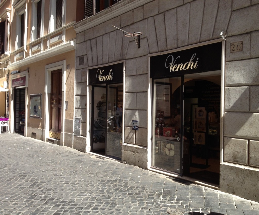 Gelato Shop in Rome - Venchi - External