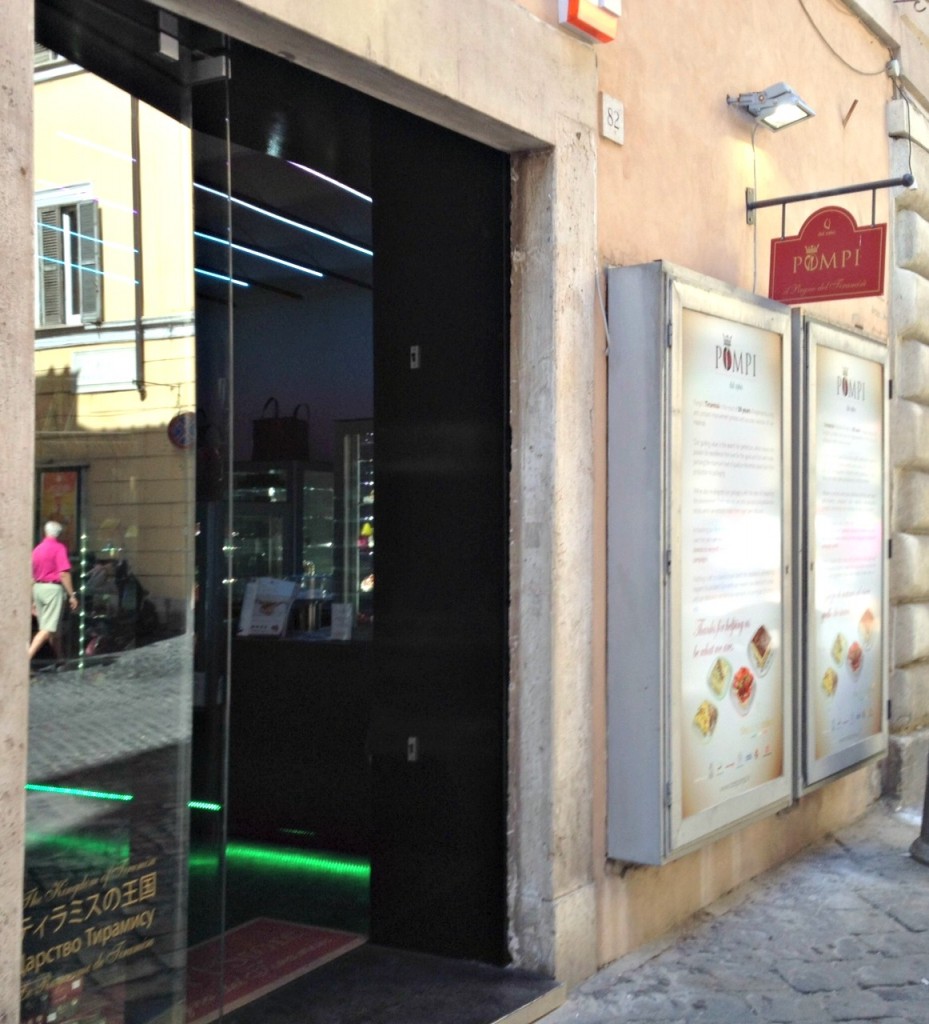Gelato Shop in Rome - Venchi - Nearby is Pompi